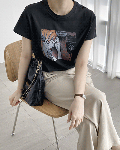 [쇼핑몰 이름]피그먼트 리던 티셔츠(3C)